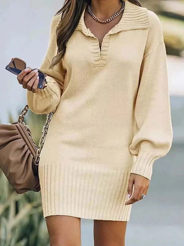 Soft Knit Sweater Dress for Women