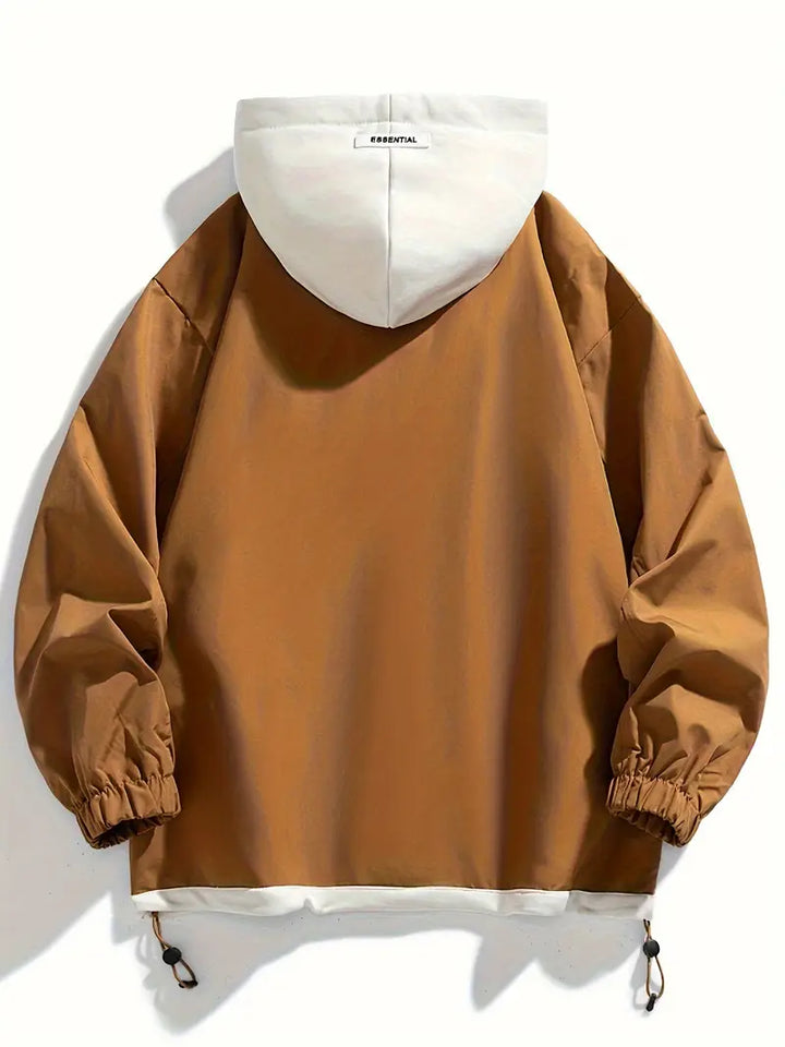 Carson Casual Hoodie Jacket with Pocket, view 9 - Elena Harper