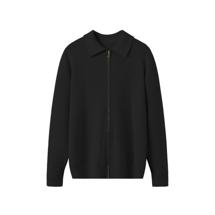 Knit Cardigan with Collar for Men - Franco