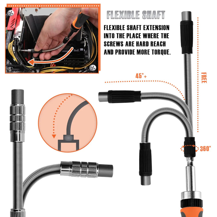 68-in-1 Multi-Functional Ratchet Screwdriver Set