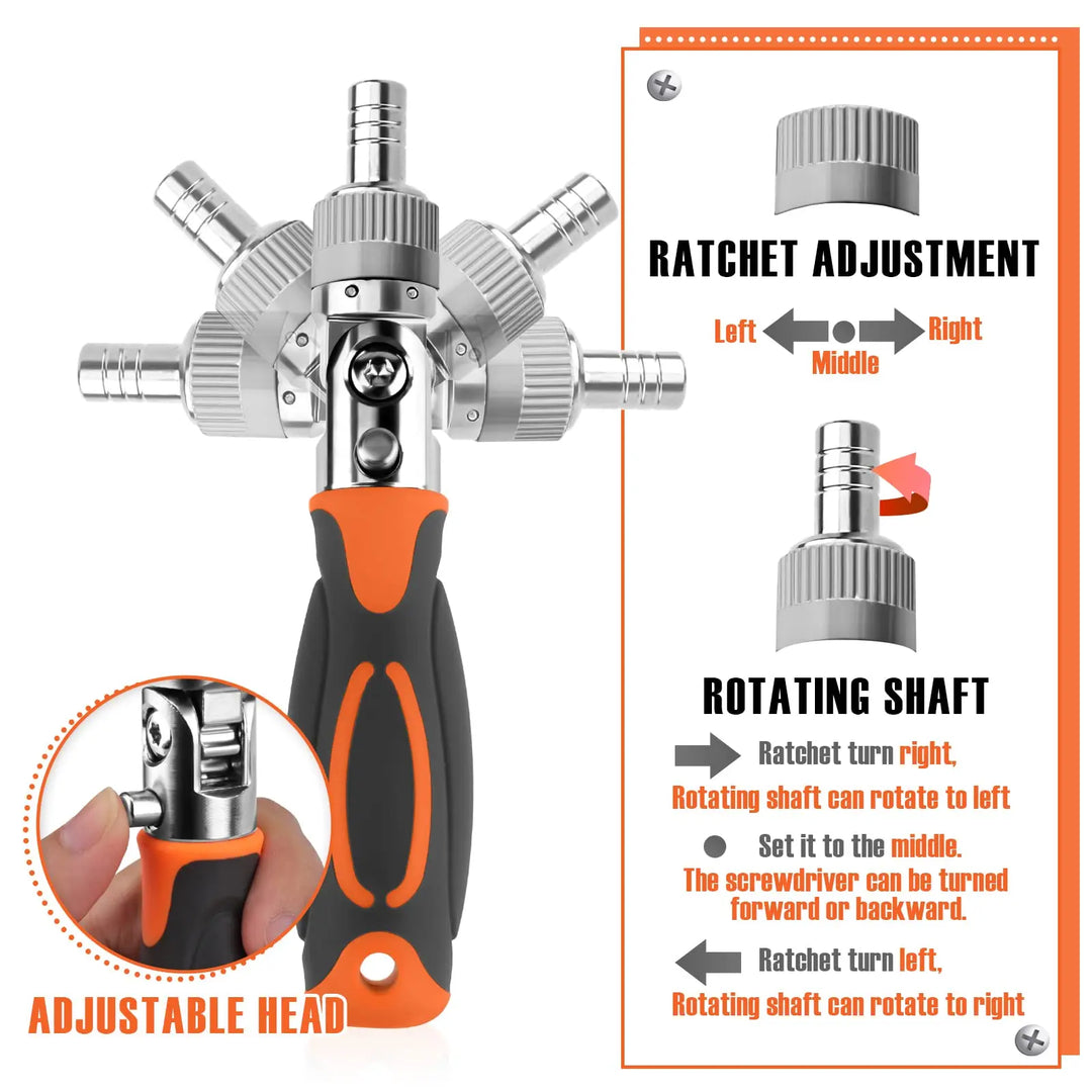 68-in-1 Multi-Functional Ratchet Screwdriver Set
