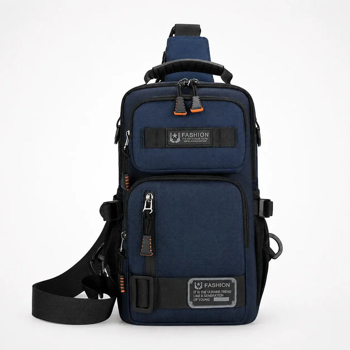 Cargolo Adjustable Chest Sling Bag Multi-Pockets - Elena Harper