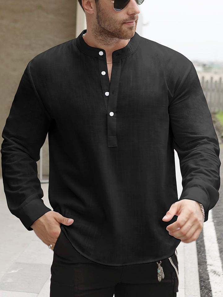 ELENA HARPER™  |  BOAT NECK SHIRT FOR MEN