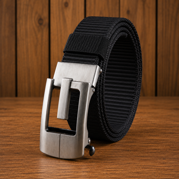 Automatic Metal Buckle Belt - Elena Harper