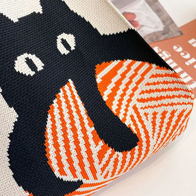 Creative Cat Pattern Handbag
