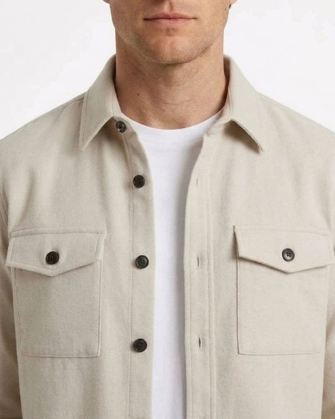 Structured Overshirt for Men