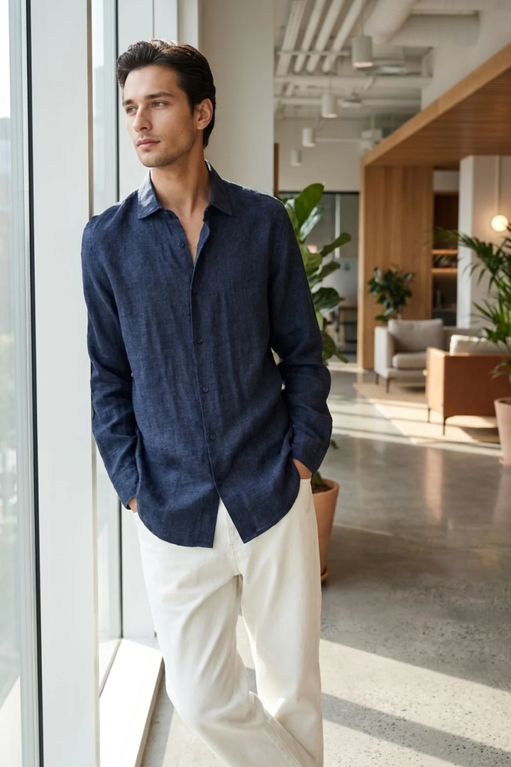 Men's Linen Shirt | Breathable