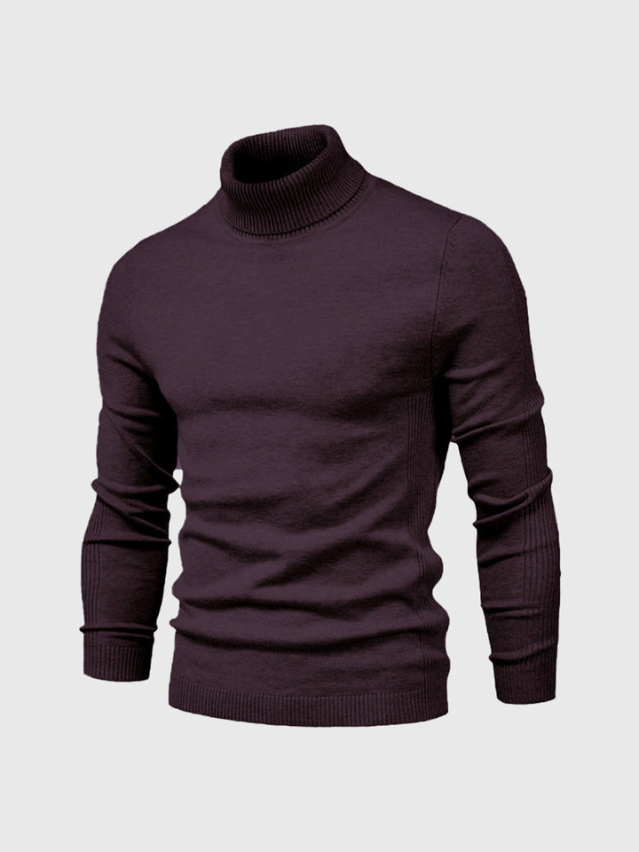 High Neck Polo Sweater
