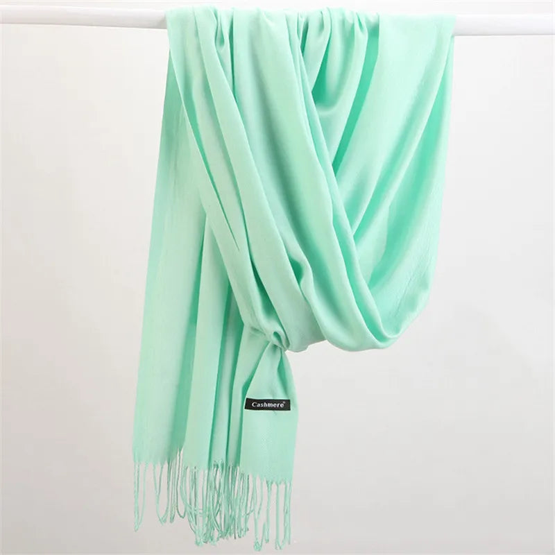 Nina Luxe Cashmere Scarf Elegant and Warm, view 4 - Elena Harper