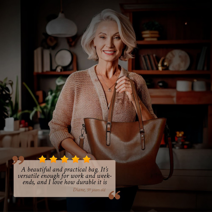 Jane Timeless Vintage Leather Bag, view 10 - Elena Harper
