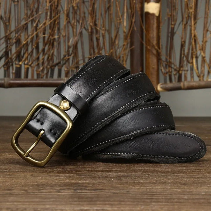 Cedarlock Leather Belt, view 6 - Elena Harper