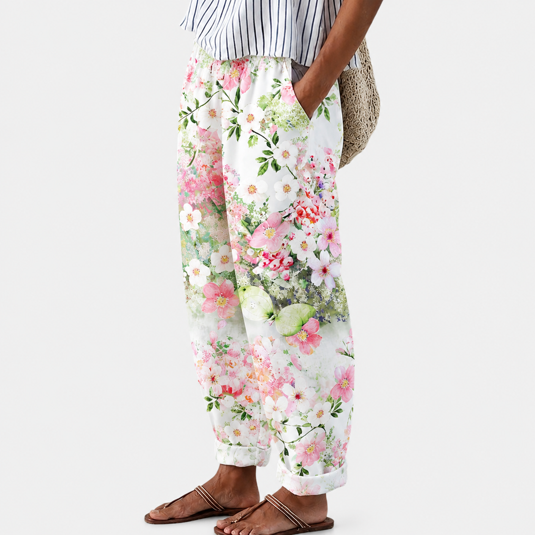 Comfort Blossom Breeze Pants - Elena Harper