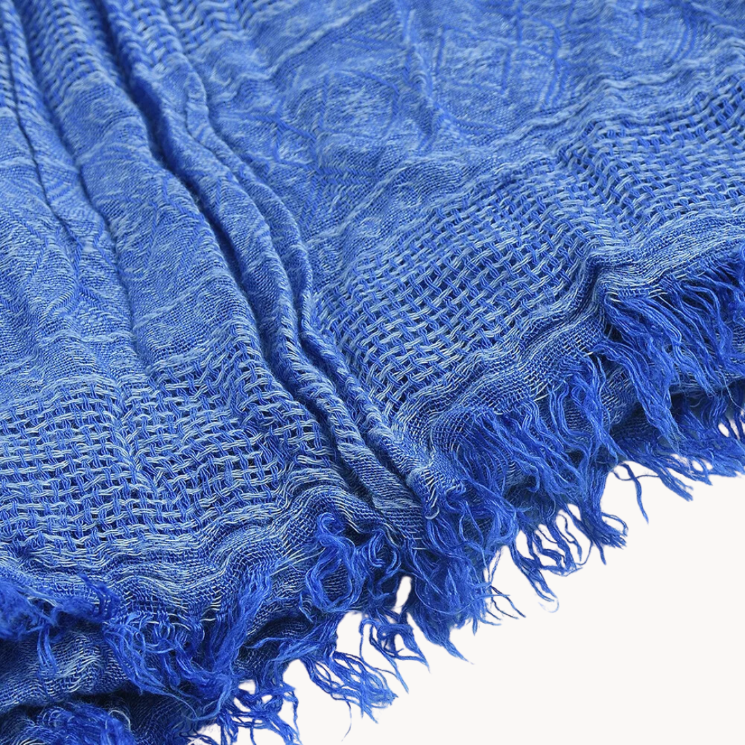 Men's Soft Cotton Linen Blend Scarf