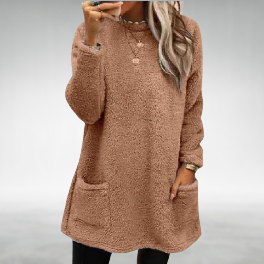 Carrie Cozy Relaxed Pullover Tunic - Elena Harper