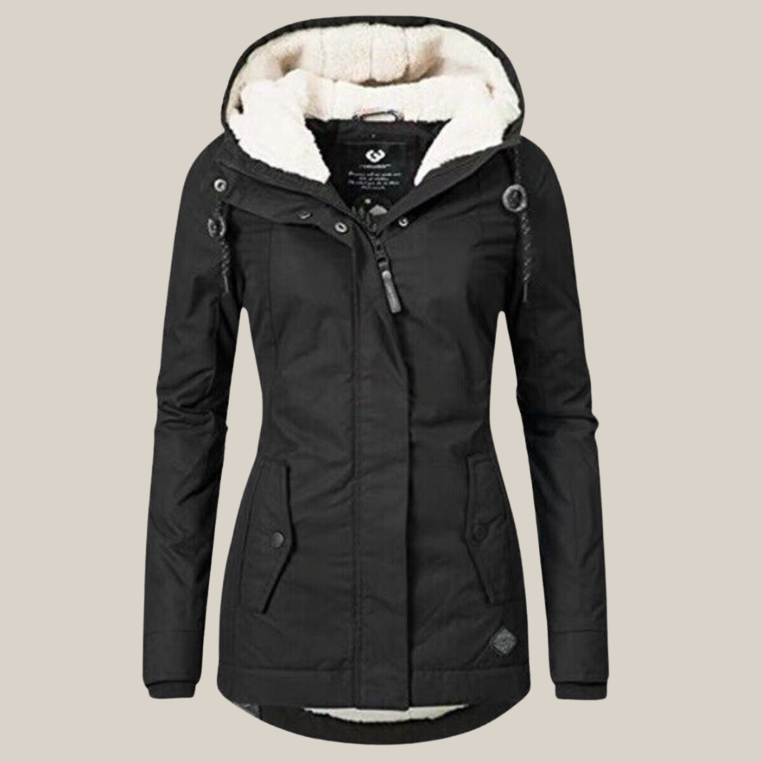Camille - Elegant Fur-Lined Parka