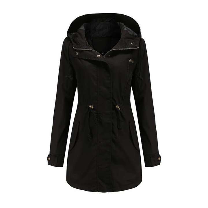 Lightweight and Casual Women's Windbreaker – Comfortable Hooded Jacket