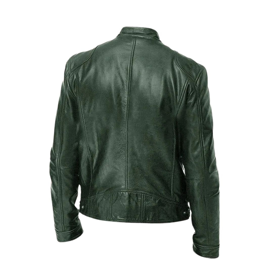 LAURENT MONACO | SLIM FIT HIGH COLLAR JACKET FOR MEN