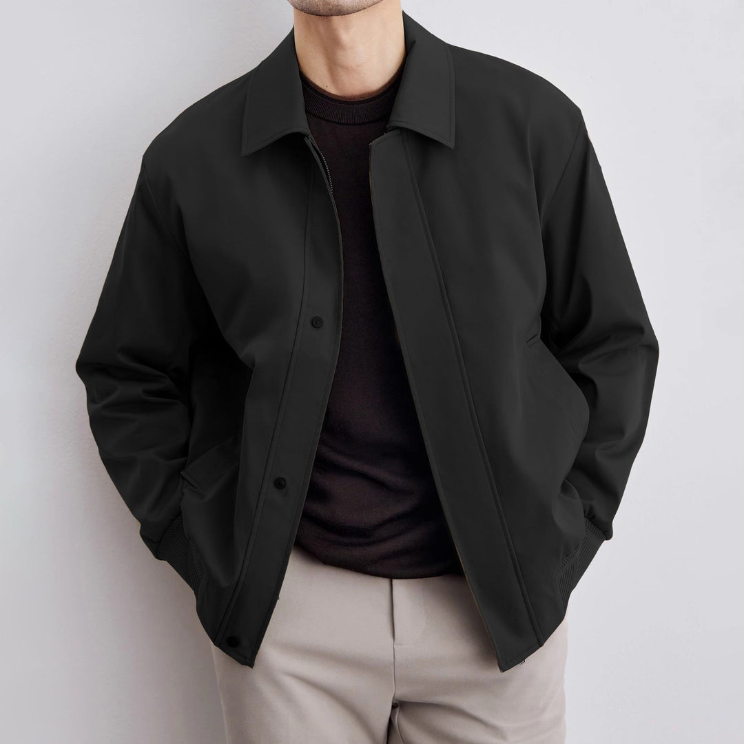 Modern Casual Vintage Jacket for Men – Retro Short Bomber