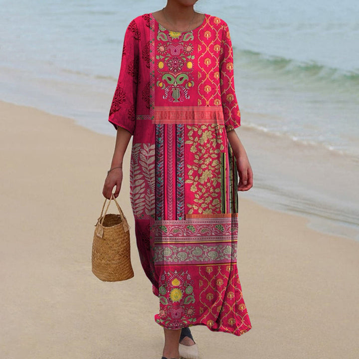 Adeline™ - Flowing Ethno Dress
