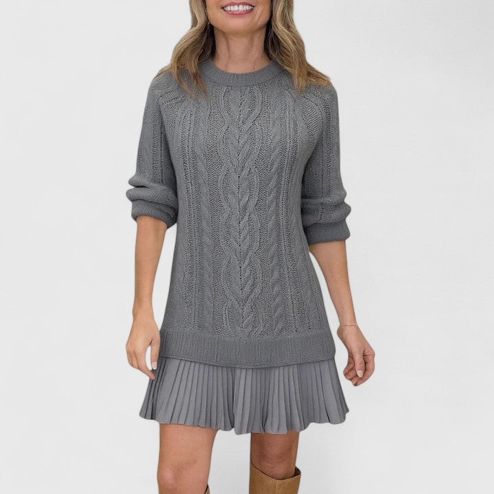Claire Knit Sweater Dress - Elena Harper