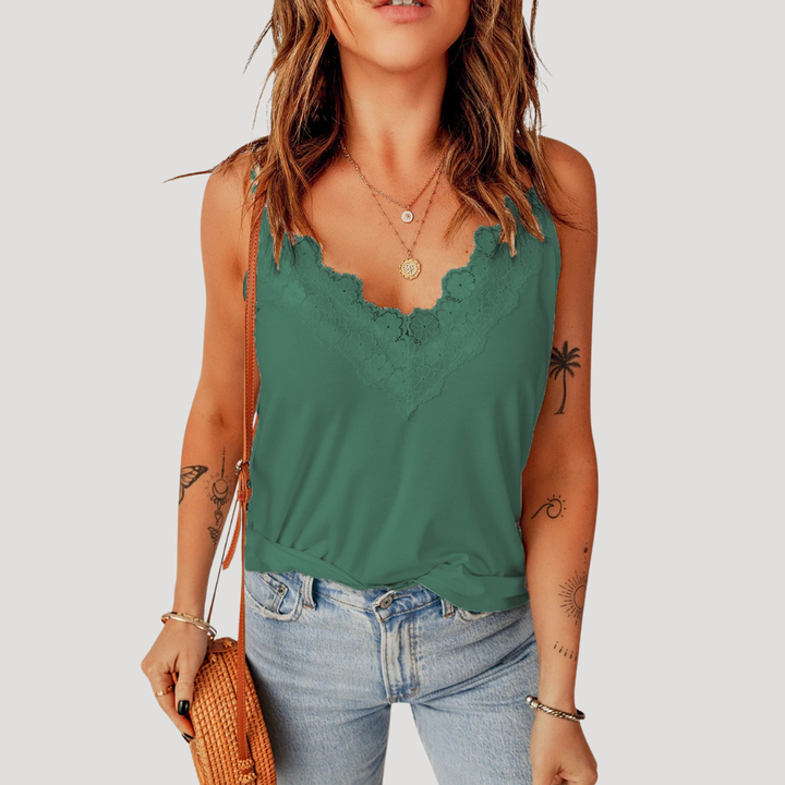 Women's Lace Tank Top Lightweight Summer