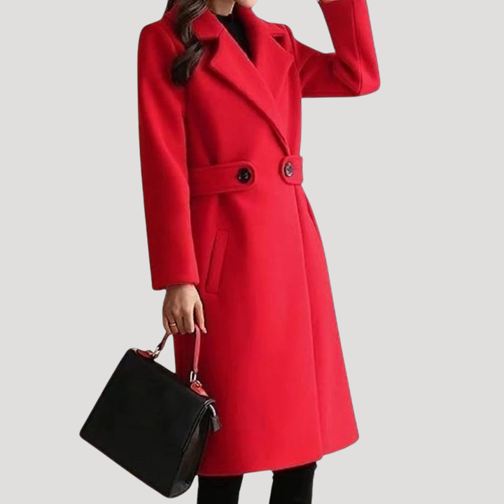 Classic Belted Women's Coat