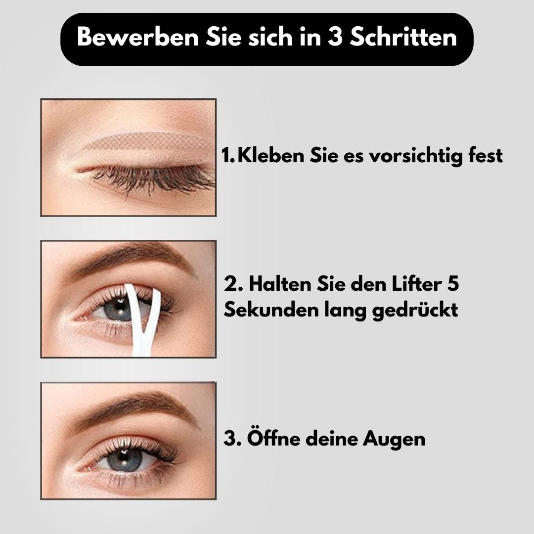 Brightie Invisible Eyelid Lifting Strips Kit Buy 1 Get 1 Free, view 6 - Elena Harper