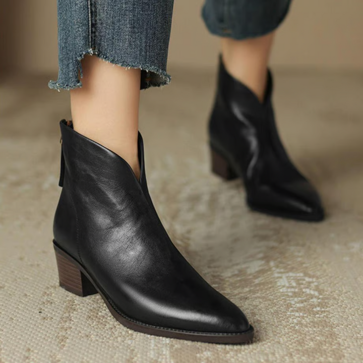 Carolyn Luxury Ankle Boots - Elena Harper