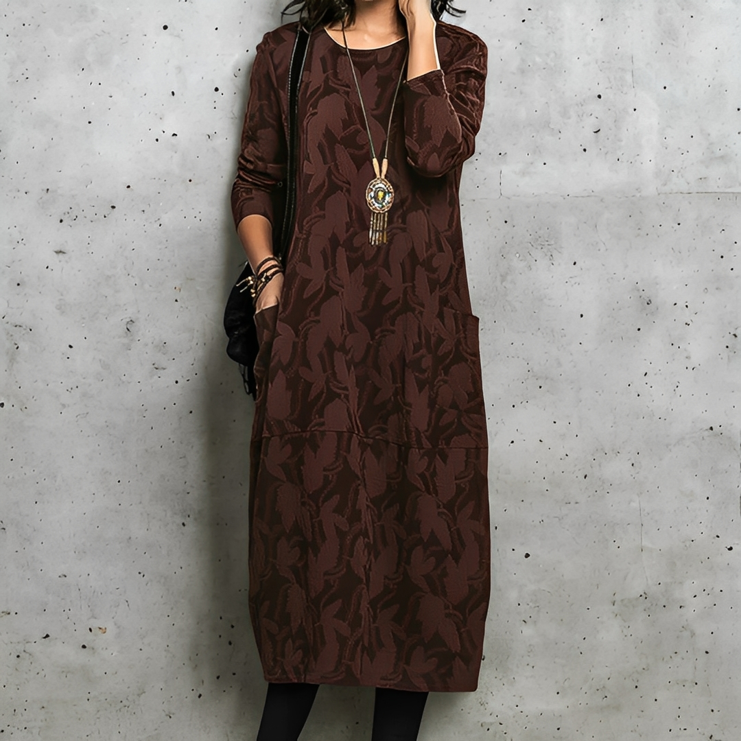 Abdelaine Elegant Winter Dress for Women - Elena Harper