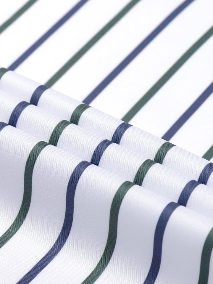 Chemise À Manches Longues À Rayures Avec Boutons - Elena Harper
