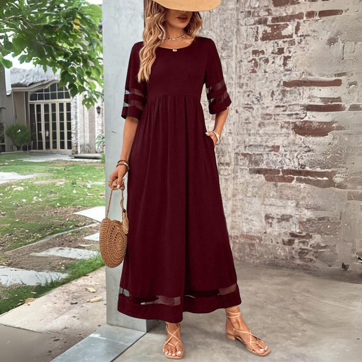 Aubrey Flattering Tummy-Smoothing Midi Dress - Elena Harper