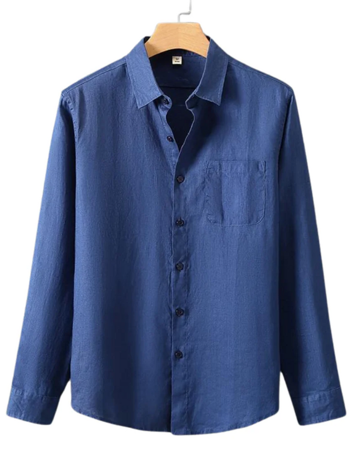 Airy Linen Shirt for Men - Elena Harper