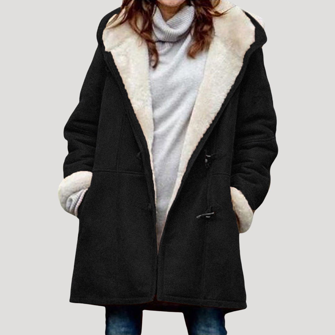 Women's Duffle Coat with Borg Lining