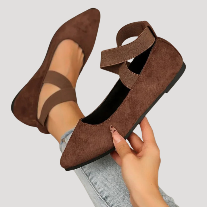 Cross-Strap Ballerinas for Women