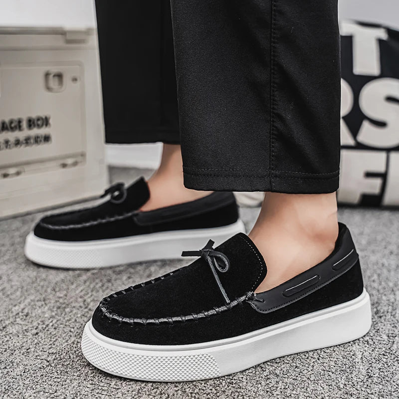 Elegant Suede Shoes for Men - Elena Harper