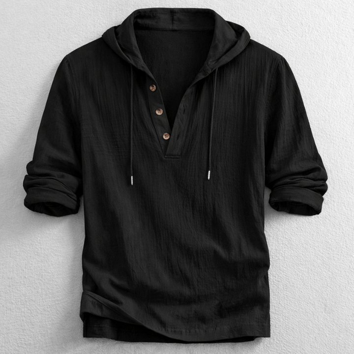 Classic Hooded Shirt for Men - Elena Harper