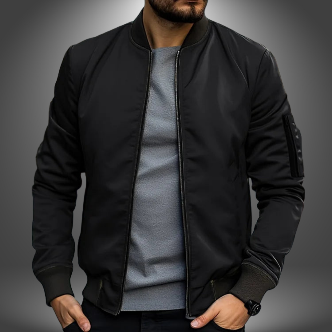 Modern Bomber Jacket for Men - Elena Harper