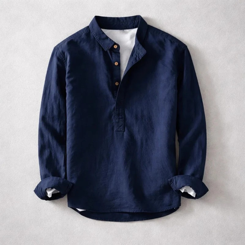 ELENA HARPER™  |  ELEGANT COTTON LINEN SHIRT FOR MEN