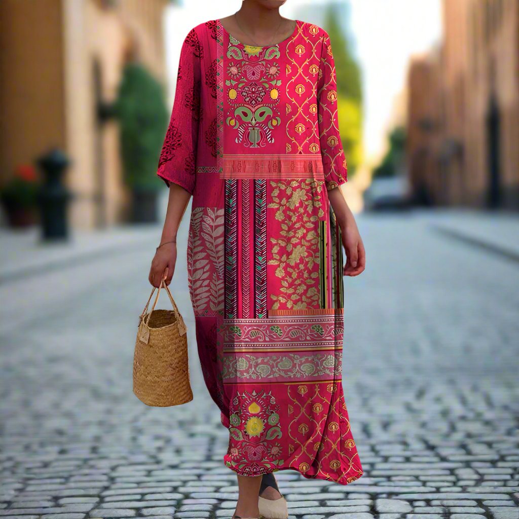 Noëmie - Flowing Ethnic Dress