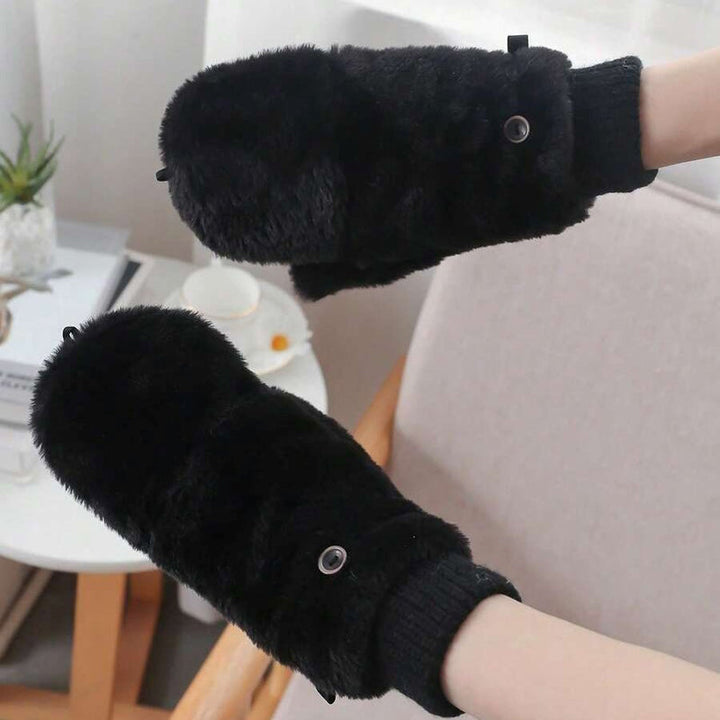 Warm Solid Color Gloves
