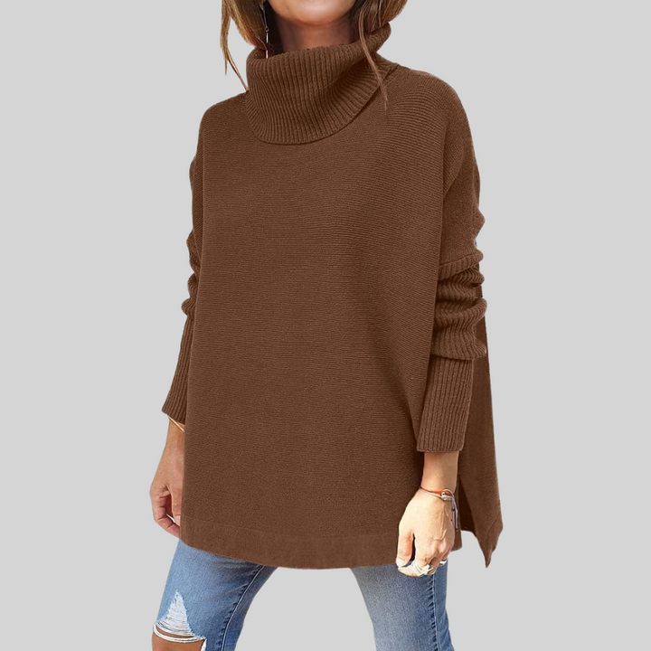Annelise Oversized Roll-Neck Sweater - Elena Harper