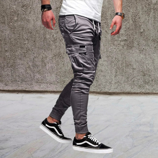 Men's Versatile Cargo Pants with Utility Pockets