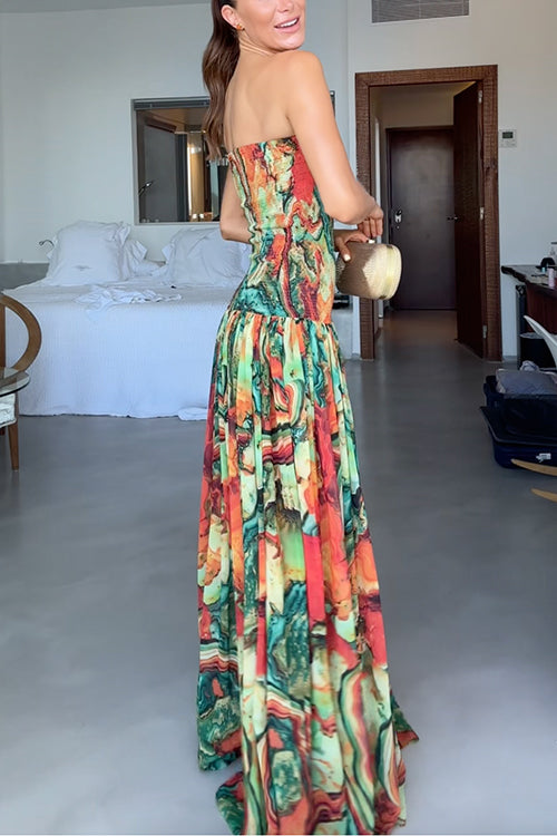 Costantina Flowing Long Dress, view 7 - Elena Harper