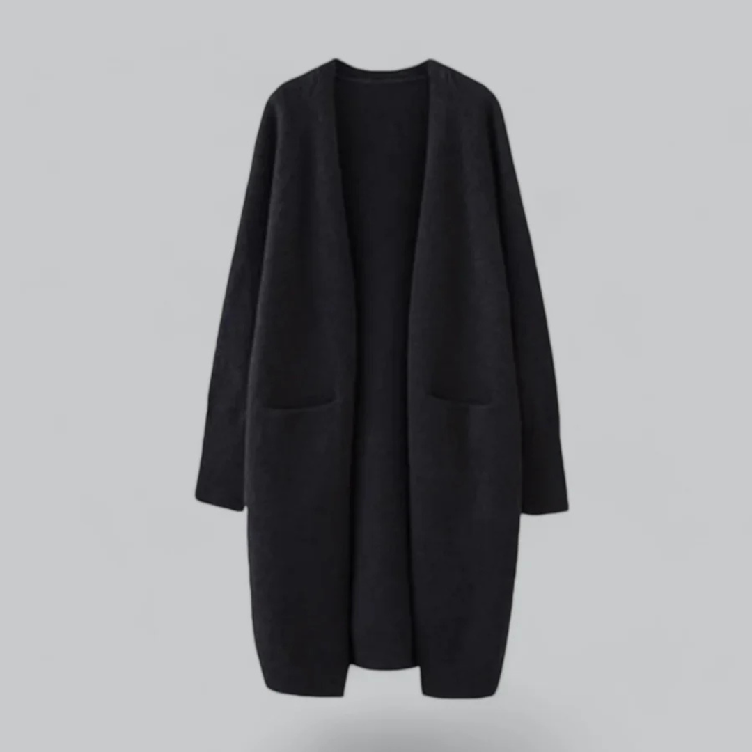Long Women's Cardigan with Pockets