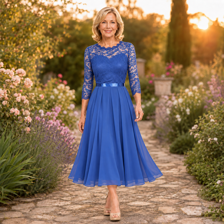 Composure The Lace Maxi That Falls Into One Long Line - Elena Harper