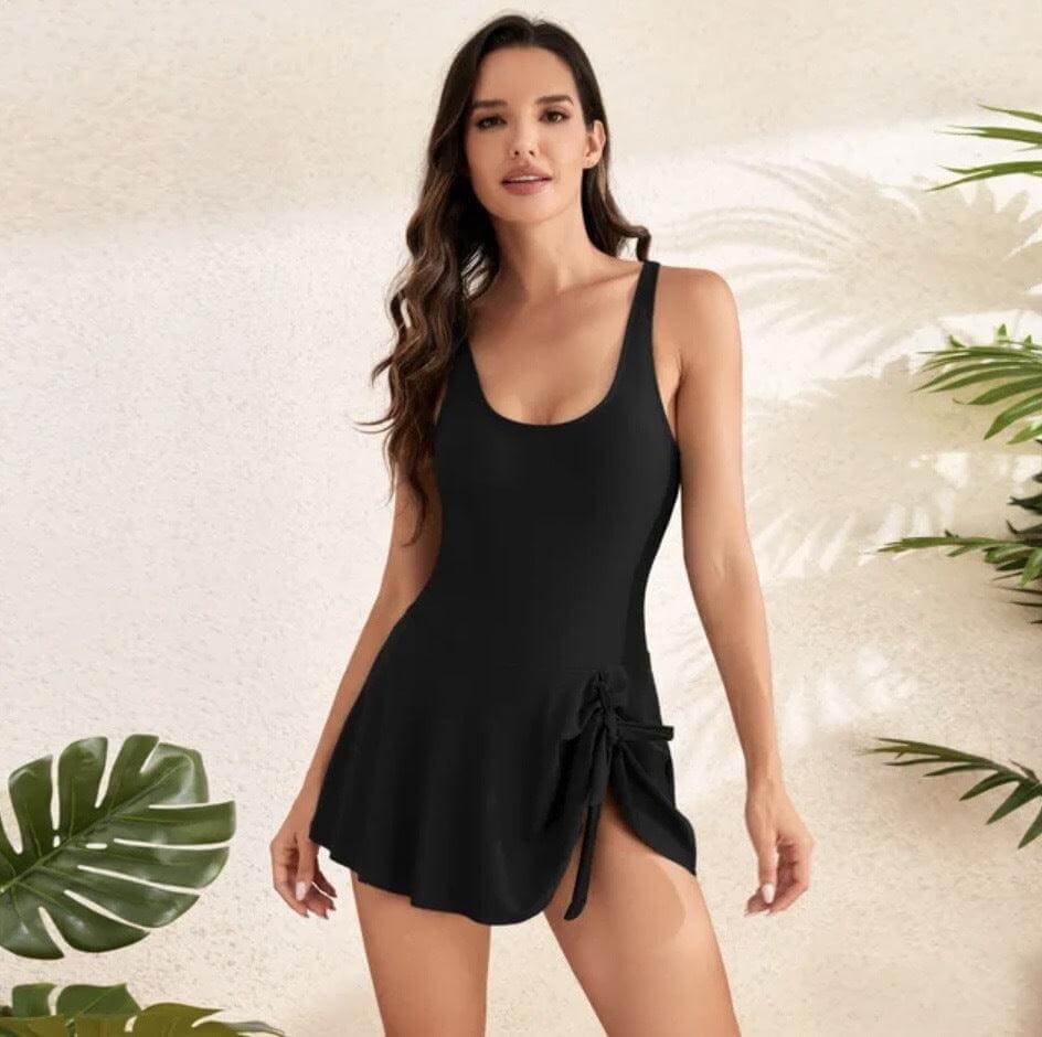 Tummy Control Ruched One-Piece Swimsuit