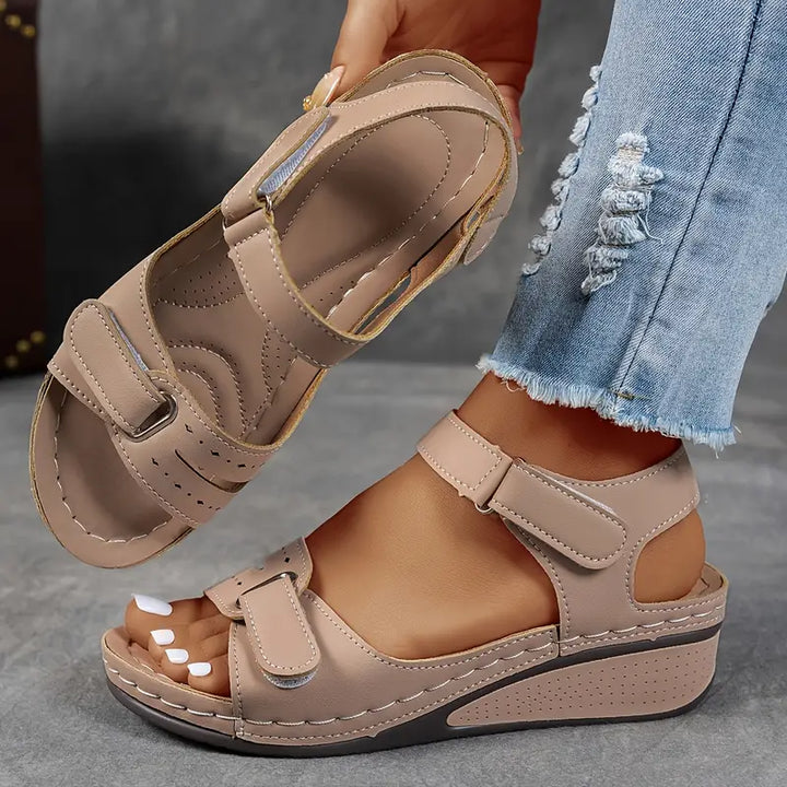 Women's Platform Open Toe Ankle Strap Sandals