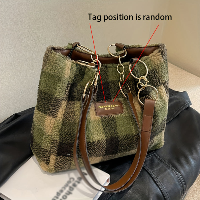 Vintage Checkered Bag