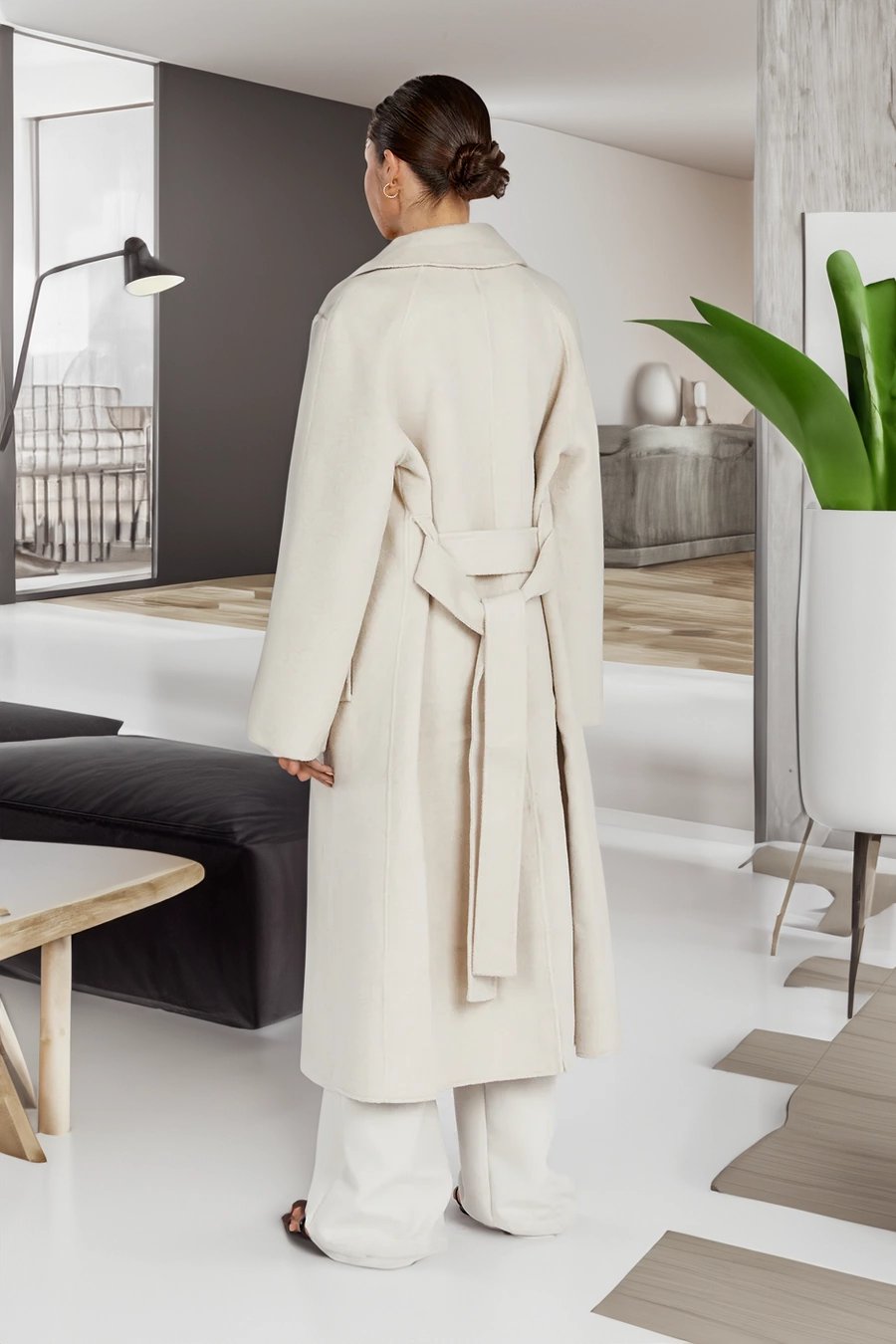 Winter Coat with Lapel