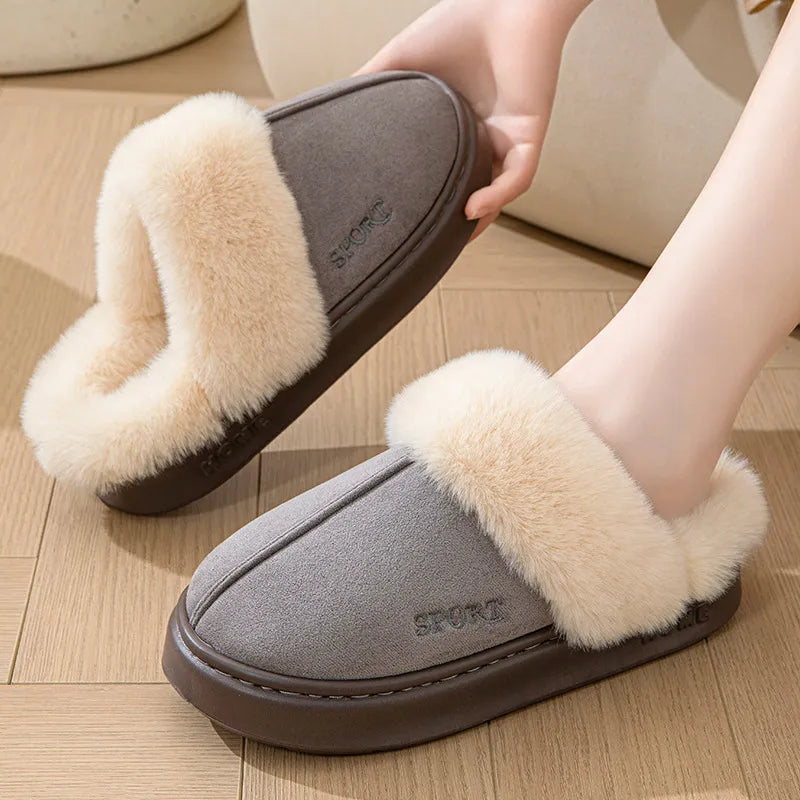 Eva Confort - Women's Slippers with Suede Interior